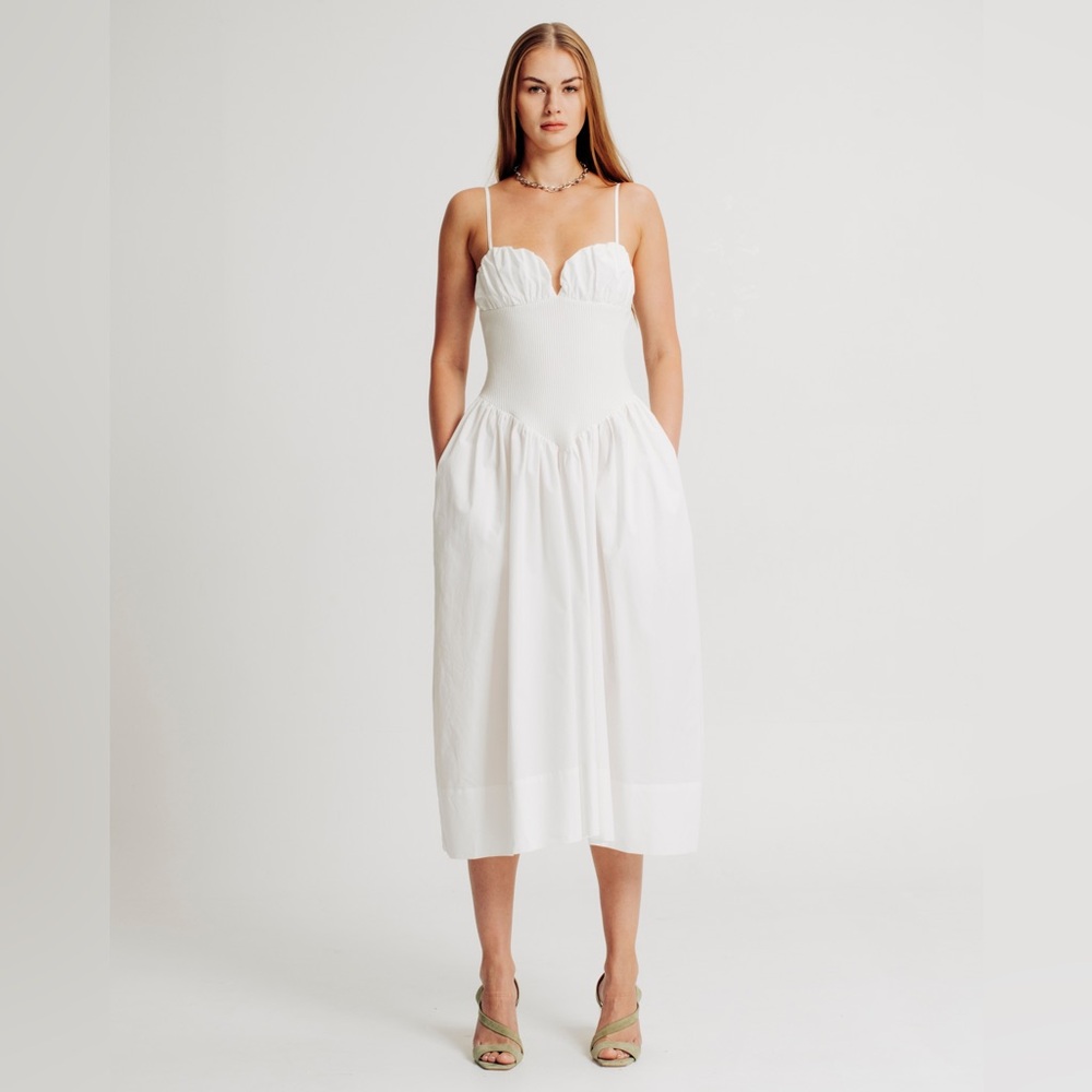 TORN by Ronny Kobo Miley Dress – White | Size M | NWT